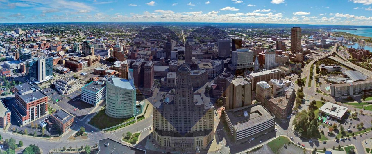 thumbnail Aerial photo of Buffalo NY Skyline